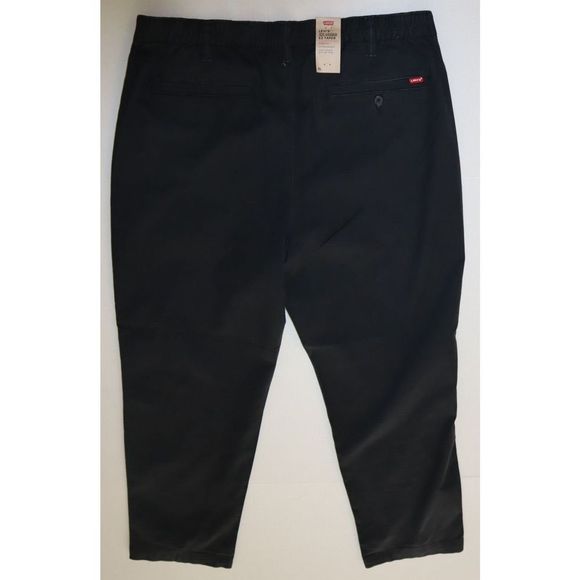 Levi's A10410003 Men's Sz XL Black XX Chino EZ Taper Stretch Pants $70 - Picture 2 of 8